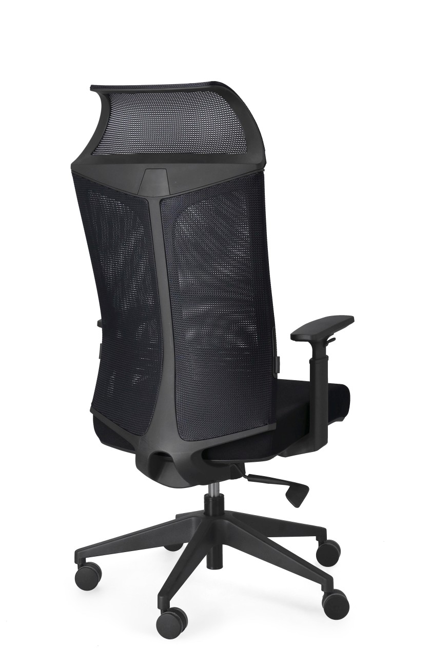 Bürostuhl Killian mit Armlehne, Schwarz