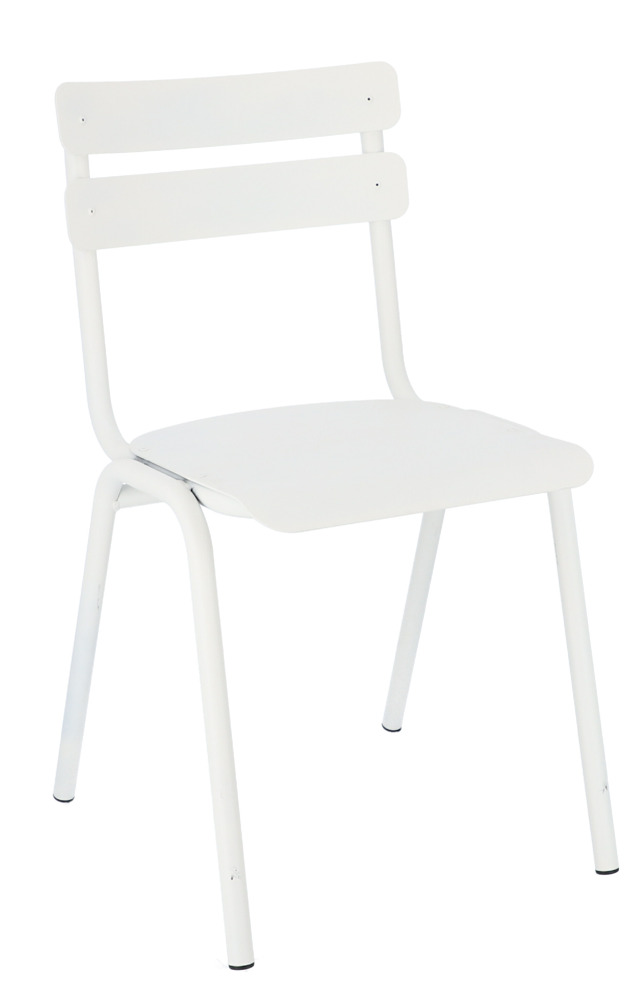 Stuhl One aus Aluminium, stapelbar, Weiß | Weiß | F710042601