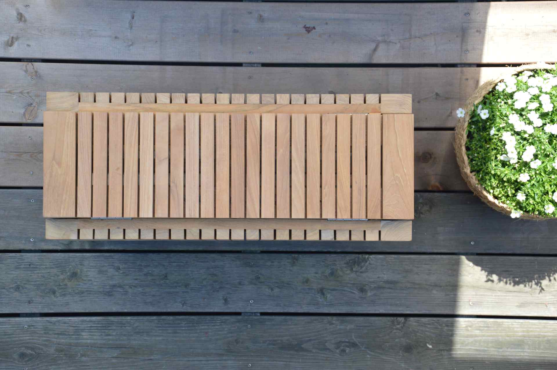 Klapptisch Samoa aus Teakholz