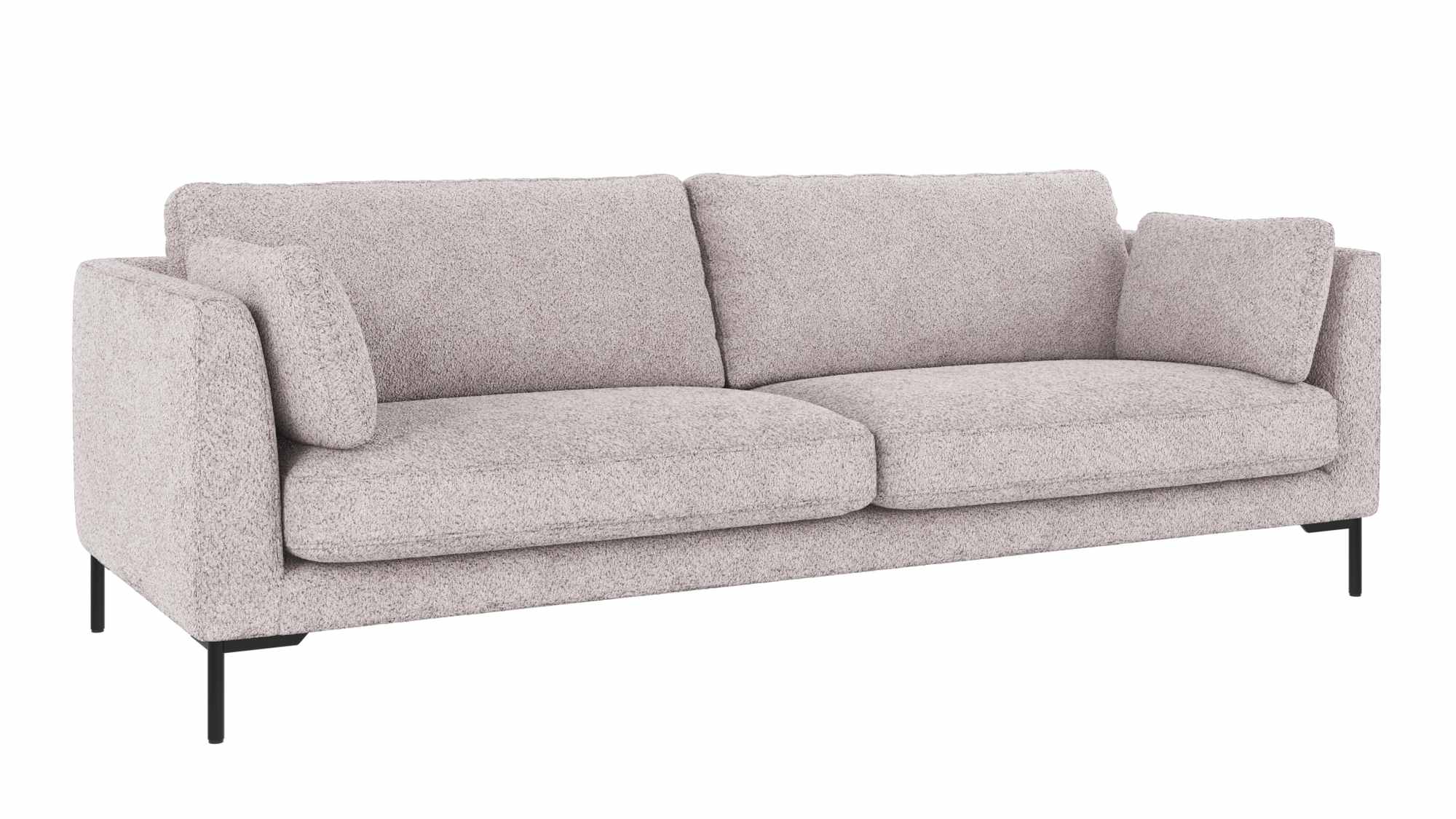 Sofa Corwin 3-Sitzer, Bezug Anna Hellgrau – überzeugt mit zeitlosem Stil. Sofa Corwin 3-Sitzer, Bezug Anna Hellgrau