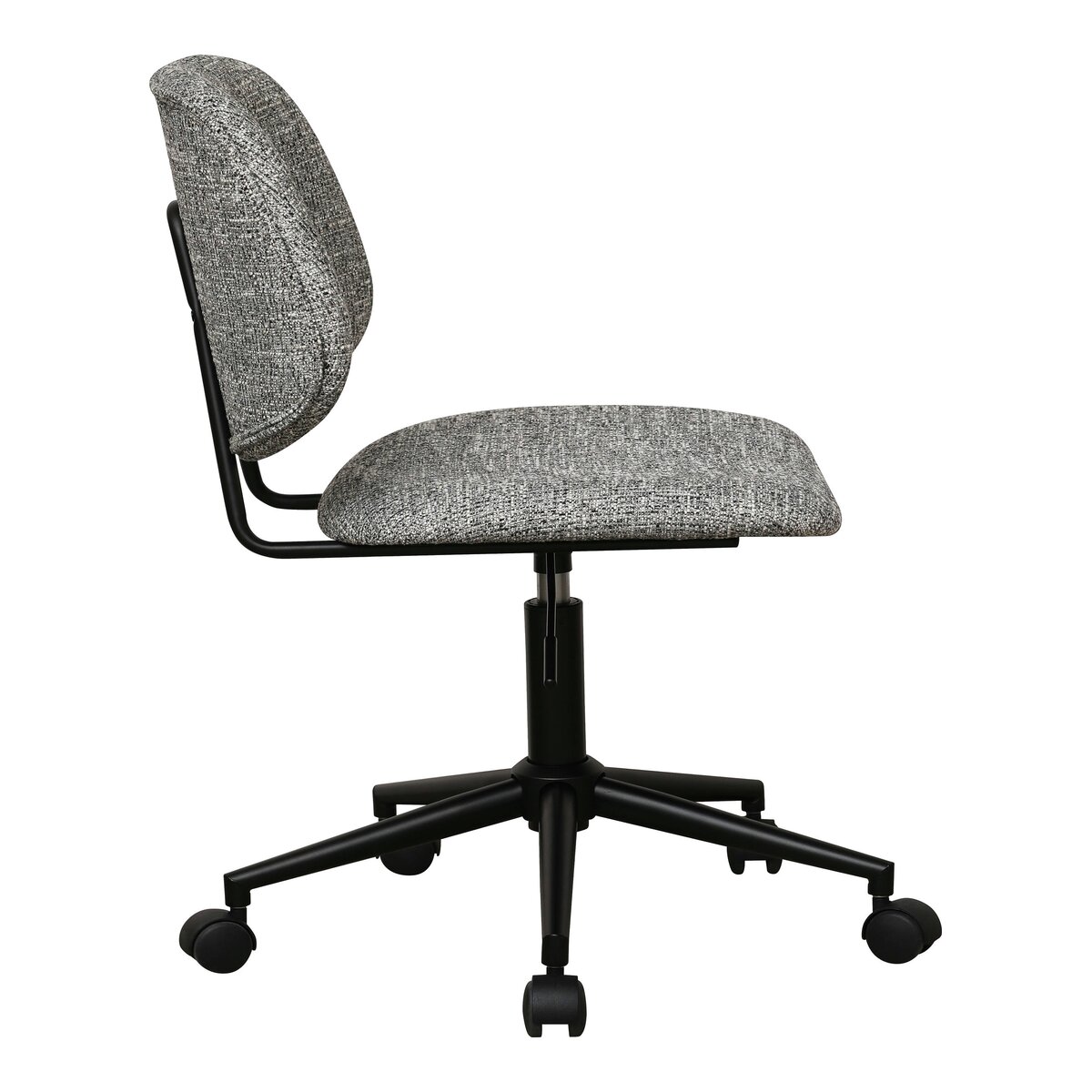 Bürostuhl Otal aus Boucle - Drehbar, Höhenverstellbar, Neigbar, Grau