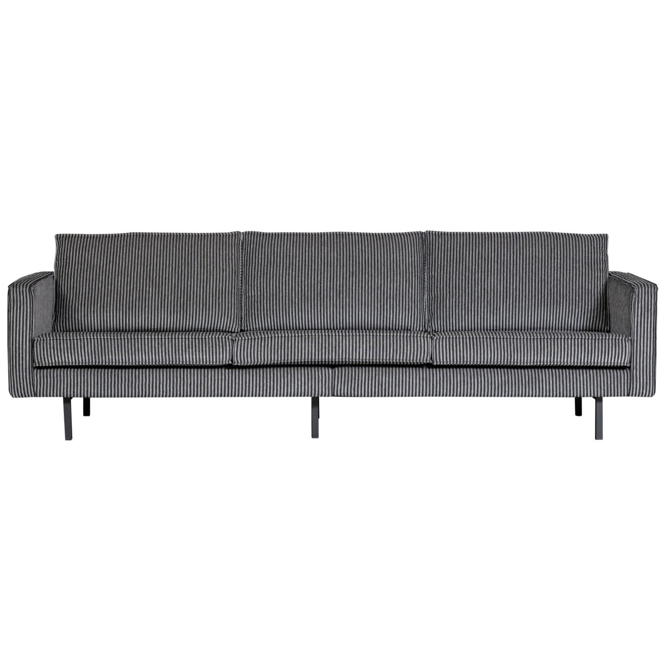 Sofa Rodeo 3 Sitzer aus Stoff, Schwarz/Grau Sofa Rodeo 3 Sitzer aus Stoff, Schwarz/Grau