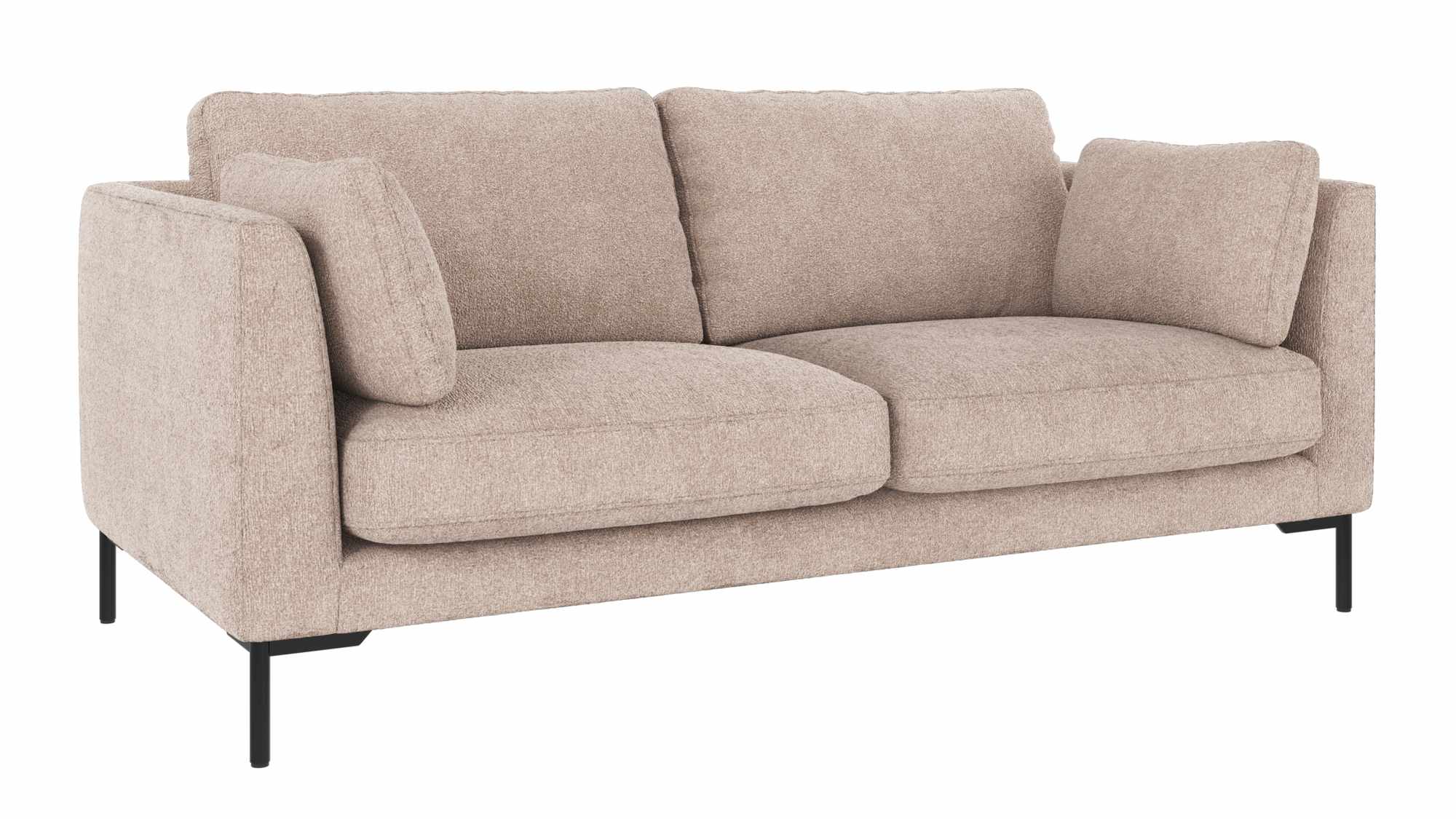 Sofa Corwin 2,5-Sitzer, Bezug Greg Hellbeige