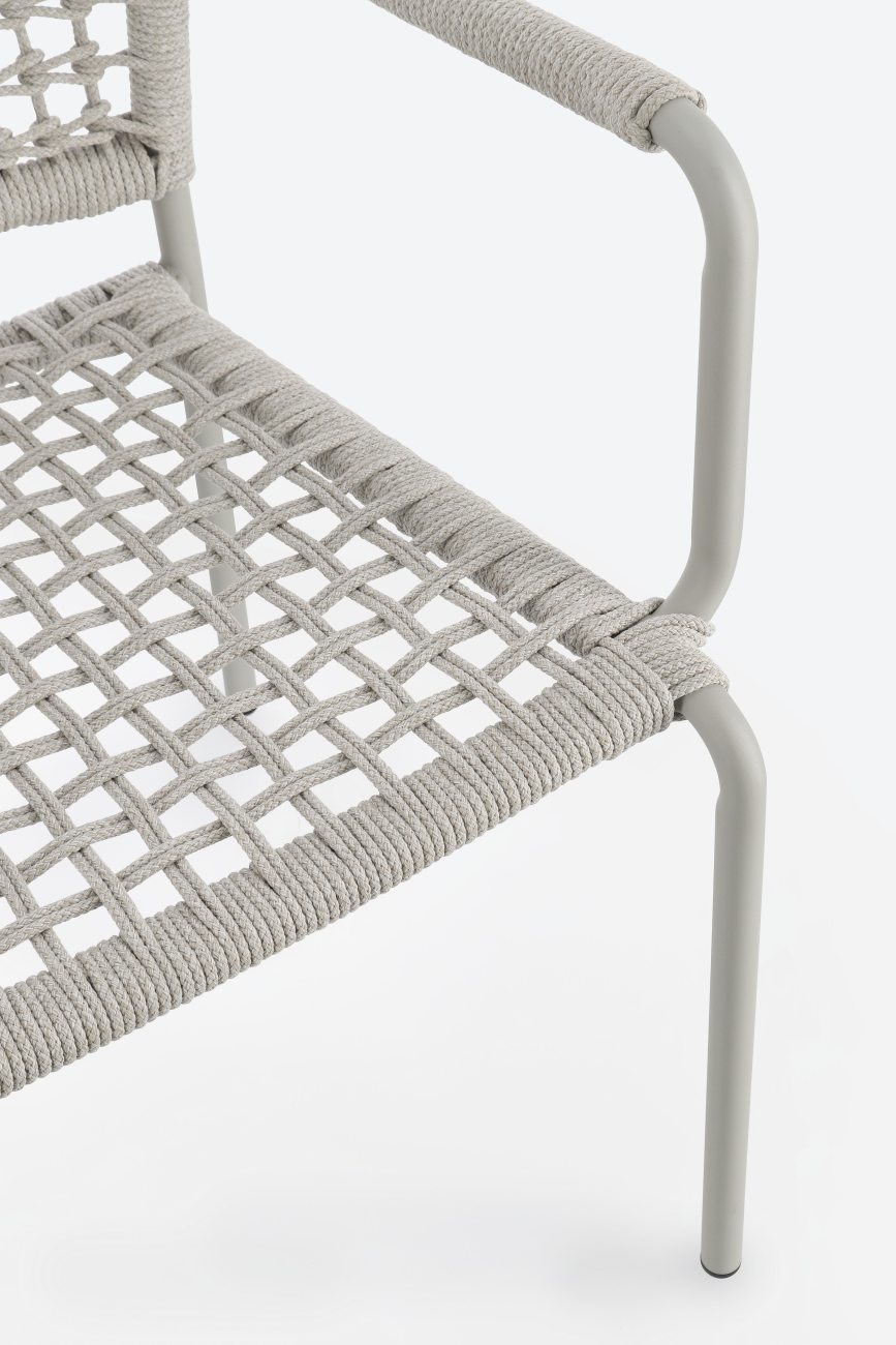 Gartenstuhl Rajada aus Aluminium, Saturn / Saturn