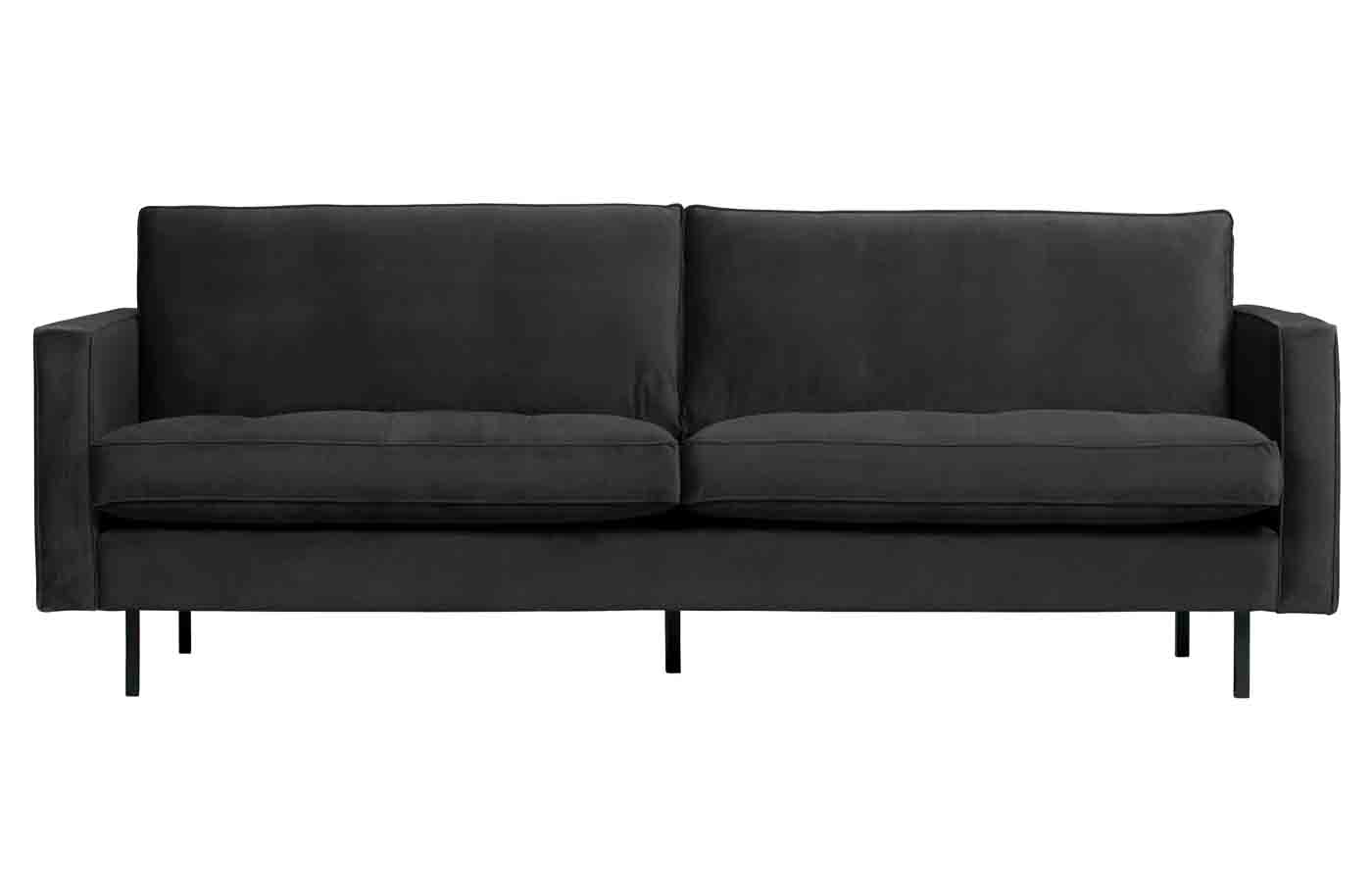 Sofa Rodeo Classic 2,5 Sitzer Samt, Anthrazit Sofa Rodeo Classic 2,5 Sitzer Samt, Anthrazit