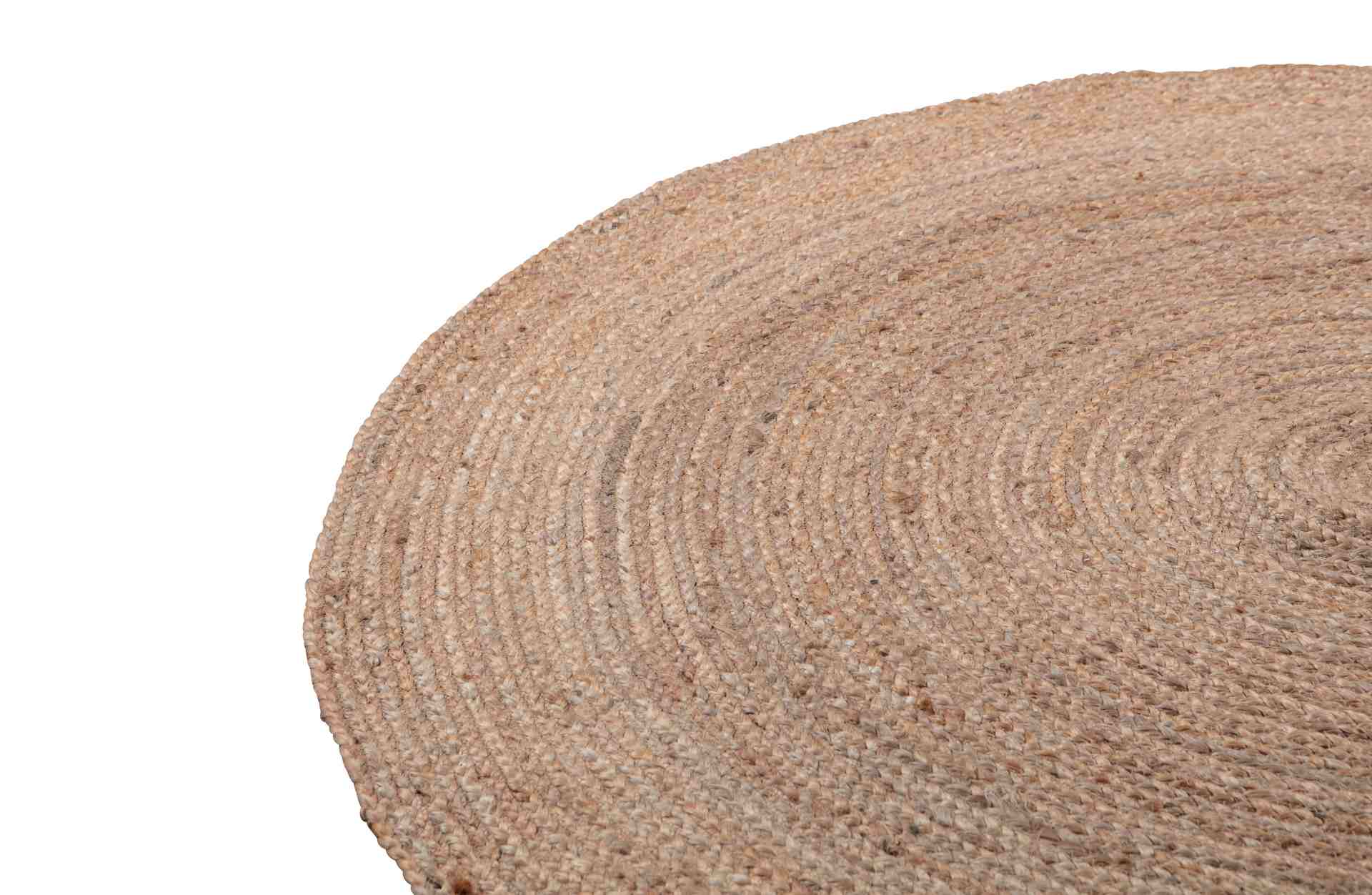 Der Teppich Ross überzeugt mit seinem klassischen Design. Gefertigt wurde er aus Jute, welche einen natürlichen Farbton besitzen. Der Teppich besitzt einen Durchmesser von 150 cm.