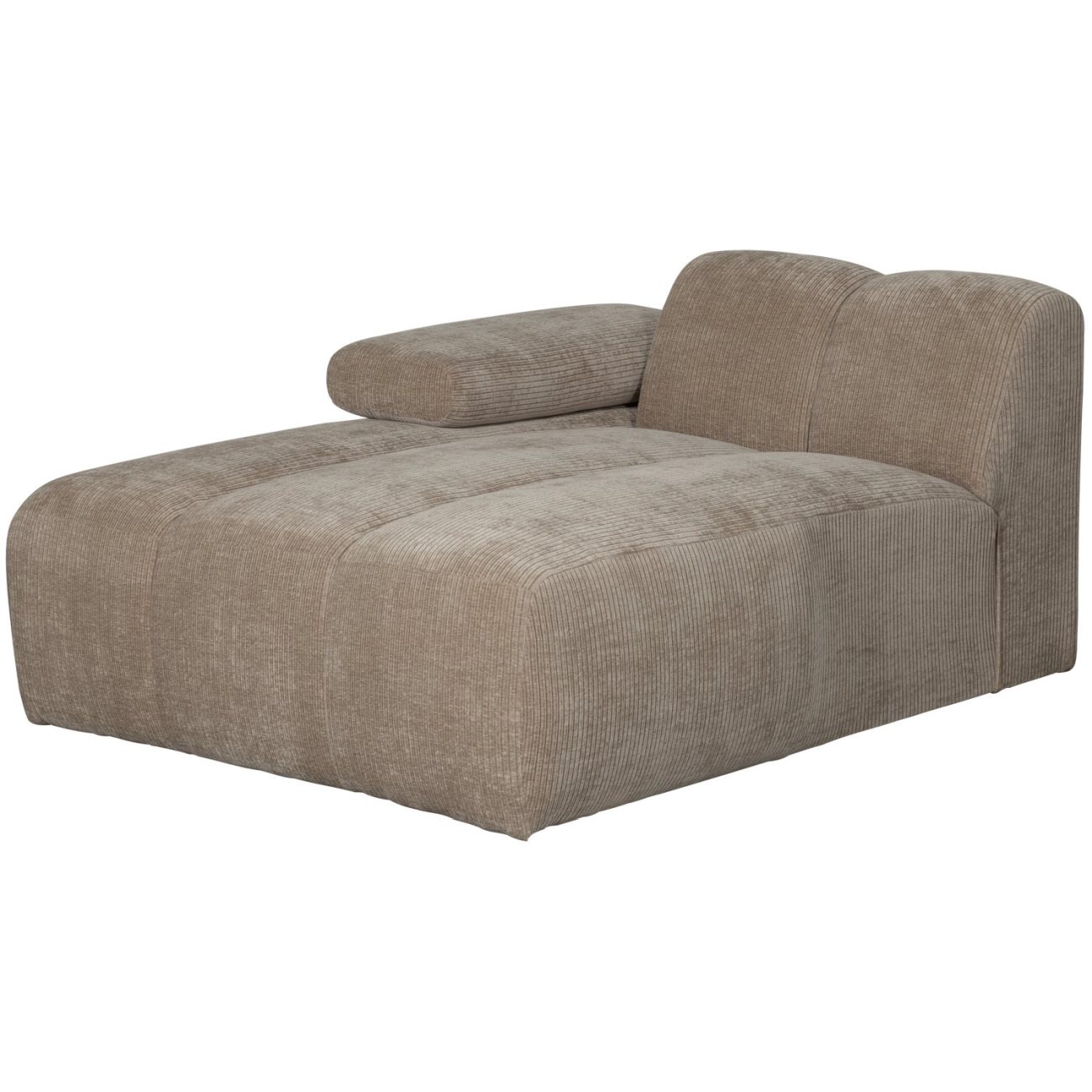 Modulsofa Mojo Flachcord Chaiselongue-Links, Sand Modulsofa Mojo Flachcord Chaiselongue-Links, Sand