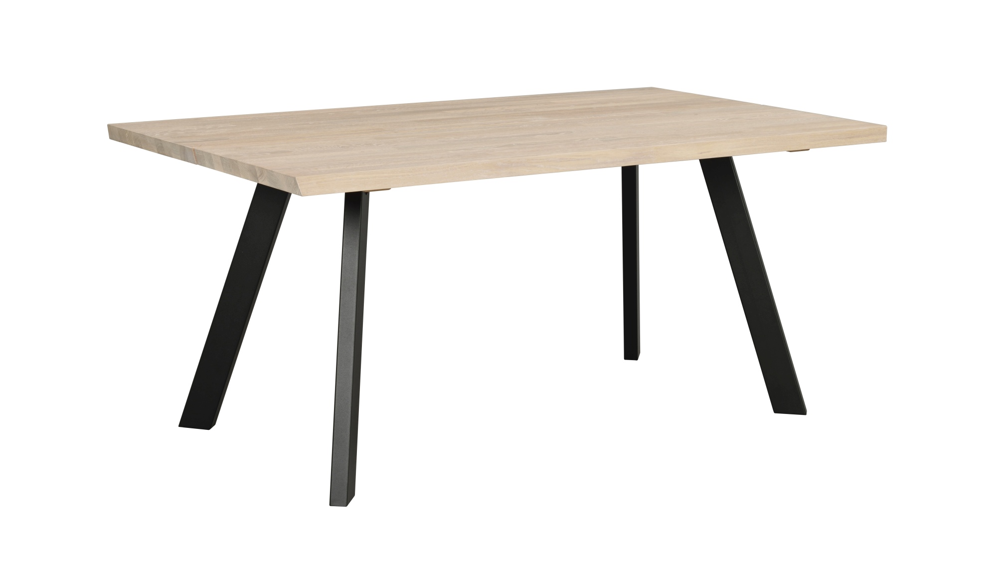 Esstisch Fred 170x95cm, Eiche Weiß pigmentiert – stilvoller Blickfang für Ihr Zuhause. Esstisch Fred 170x95cm, Eiche Weiß pigmentiert