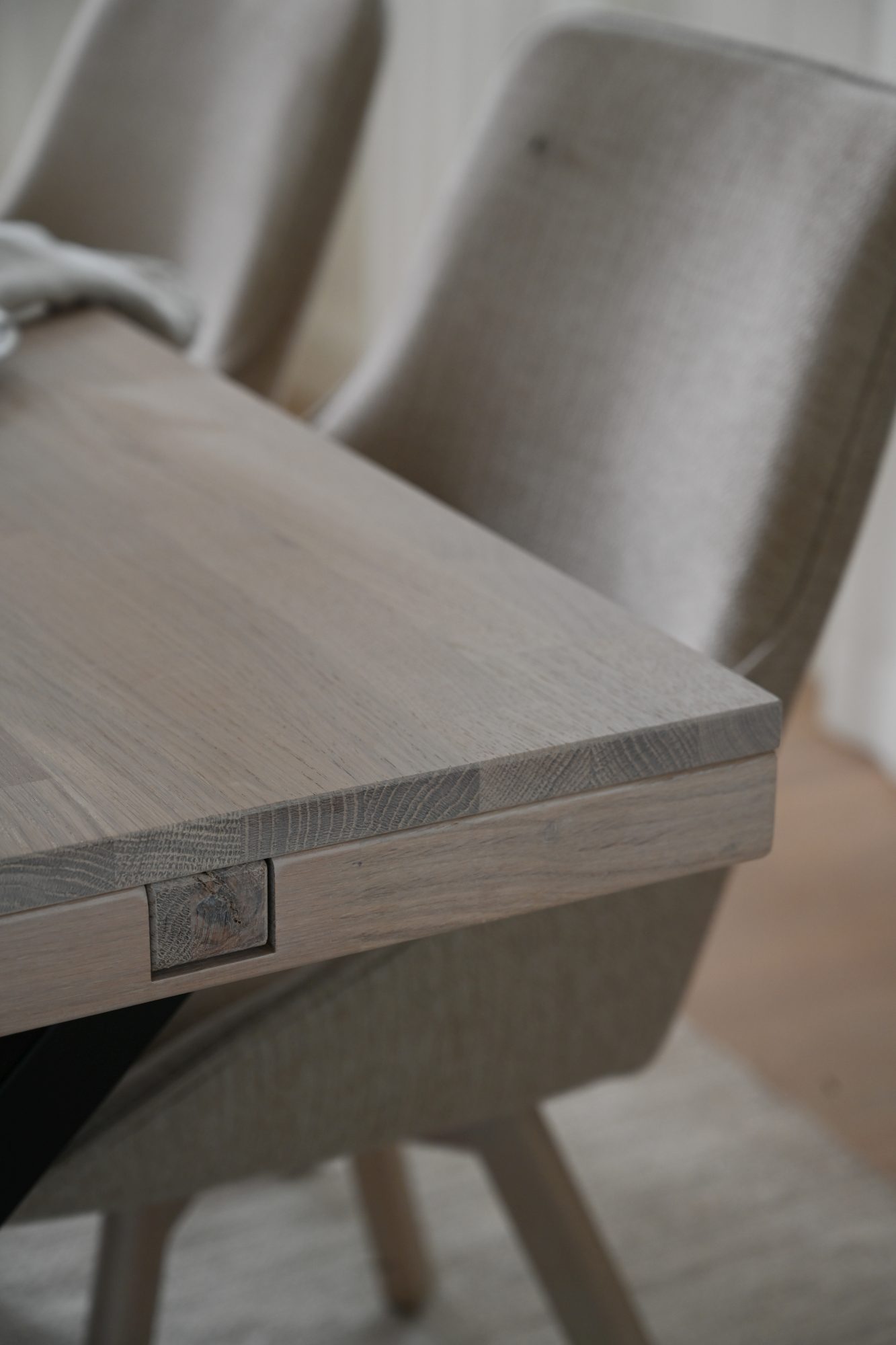 Machen Sie Ihr Zuhause komplett mit Esstisch Brooklyn, X-Gestell, 170cm, Whitewash.