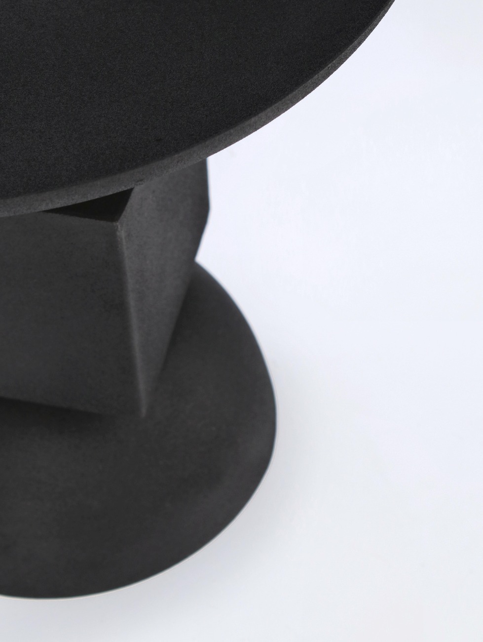 Beistelltisch Alka aus Metall, Schwarz