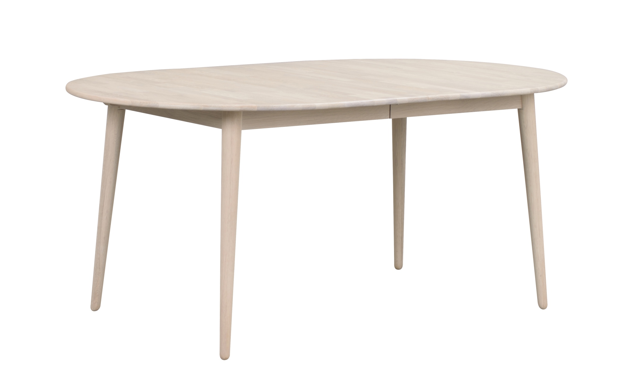 Ausziehtisch Tyler Oval 170/210cm, Eiche Weiß pigmentiert – stilvoller Blickfang für Ihr Zuhause. Ausziehtisch Tyler Oval 170/210cm, Eiche Weiß pigmentiert