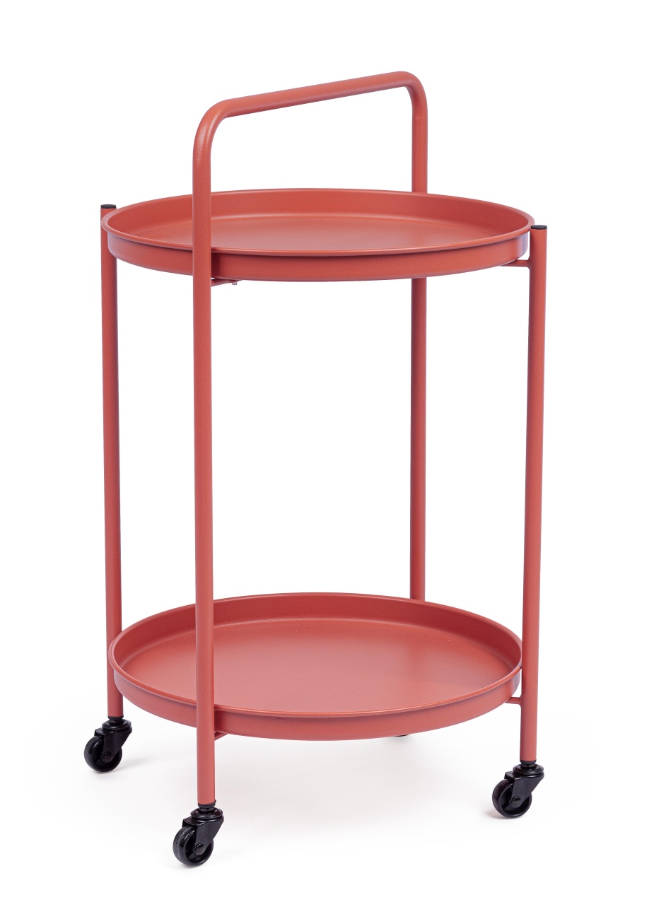 Gartenservierwagen Austin aus Metall, Terrakotta Gartenservierwagen Austin aus Metall, Terrakotta
