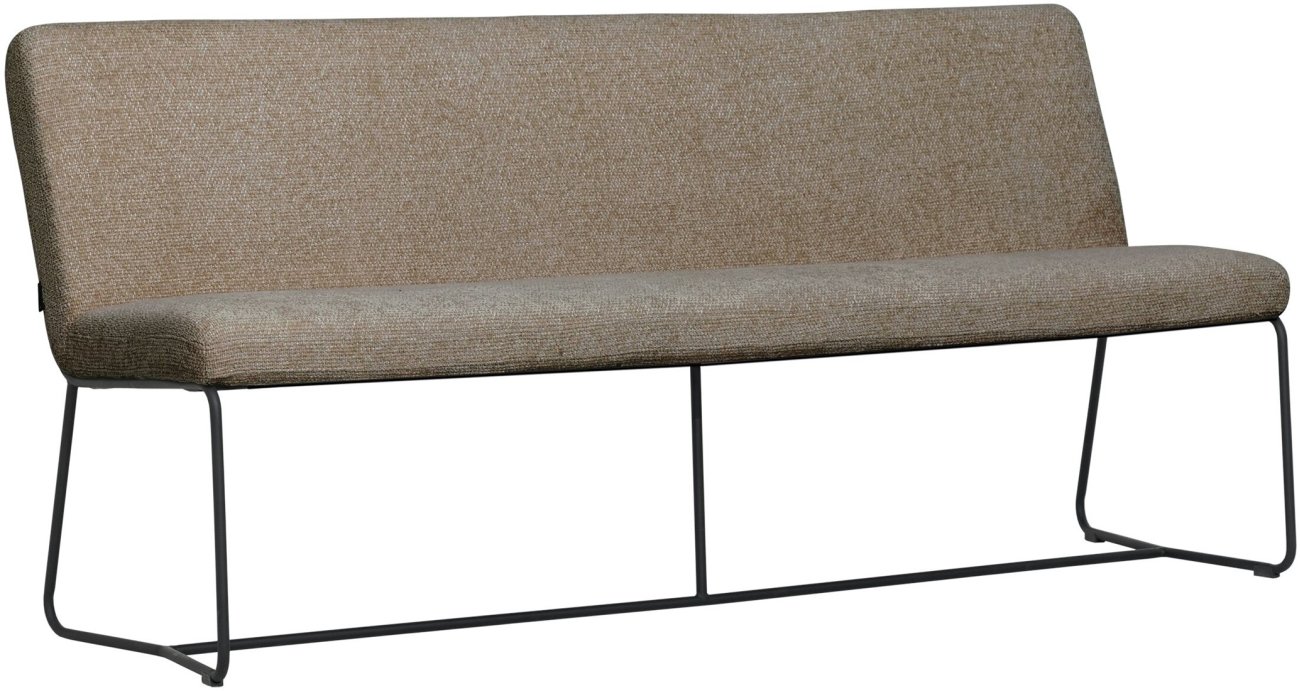 Bank Zola aus Stoff 190 cm, Braun Bank Zola aus Stoff 190 cm, Braun