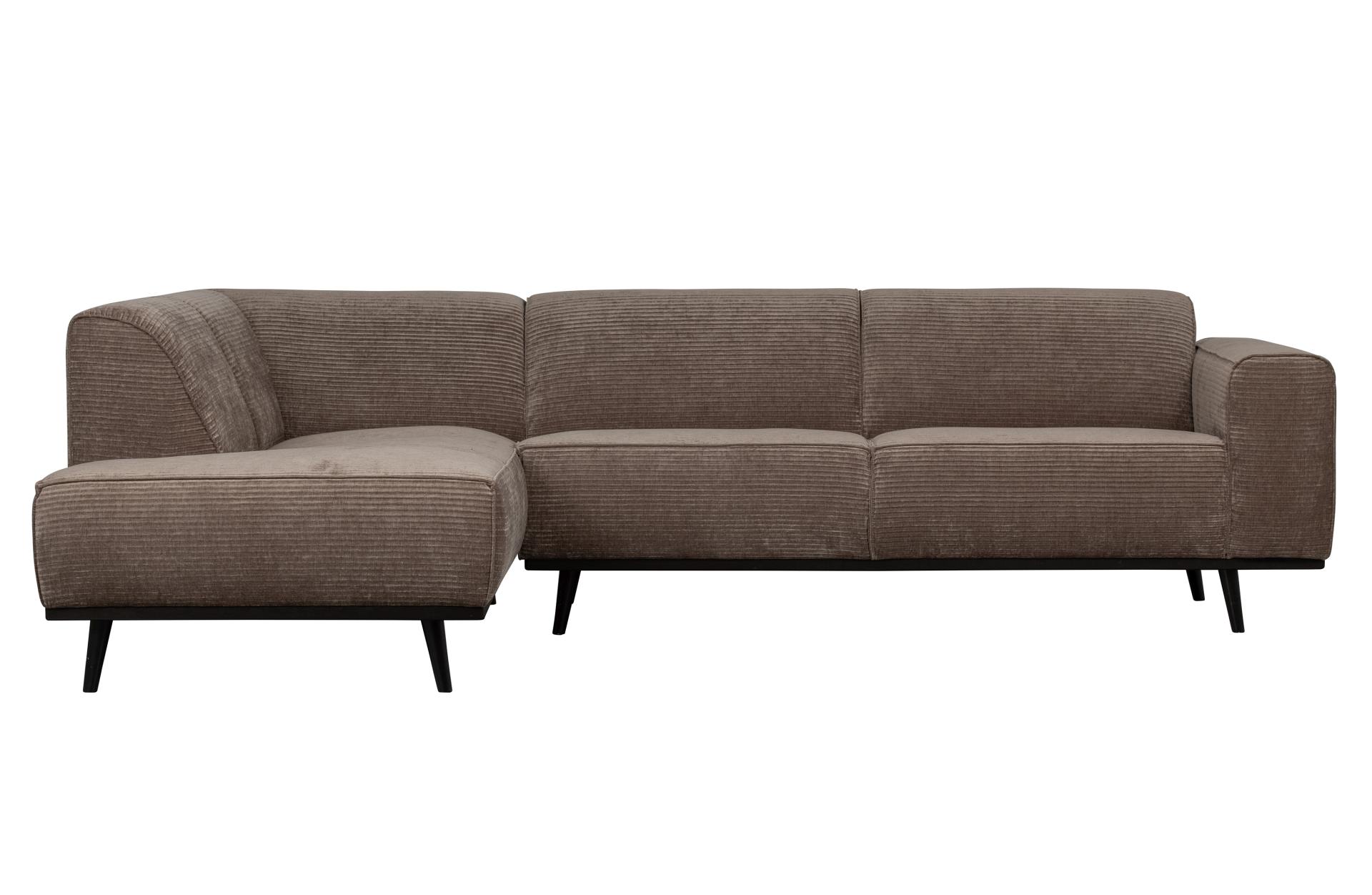 Ecksofa Statement aus gewebten Jacquard Links, Taupe Ecksofa Statement aus gewebten Jacquard Links, Taupe