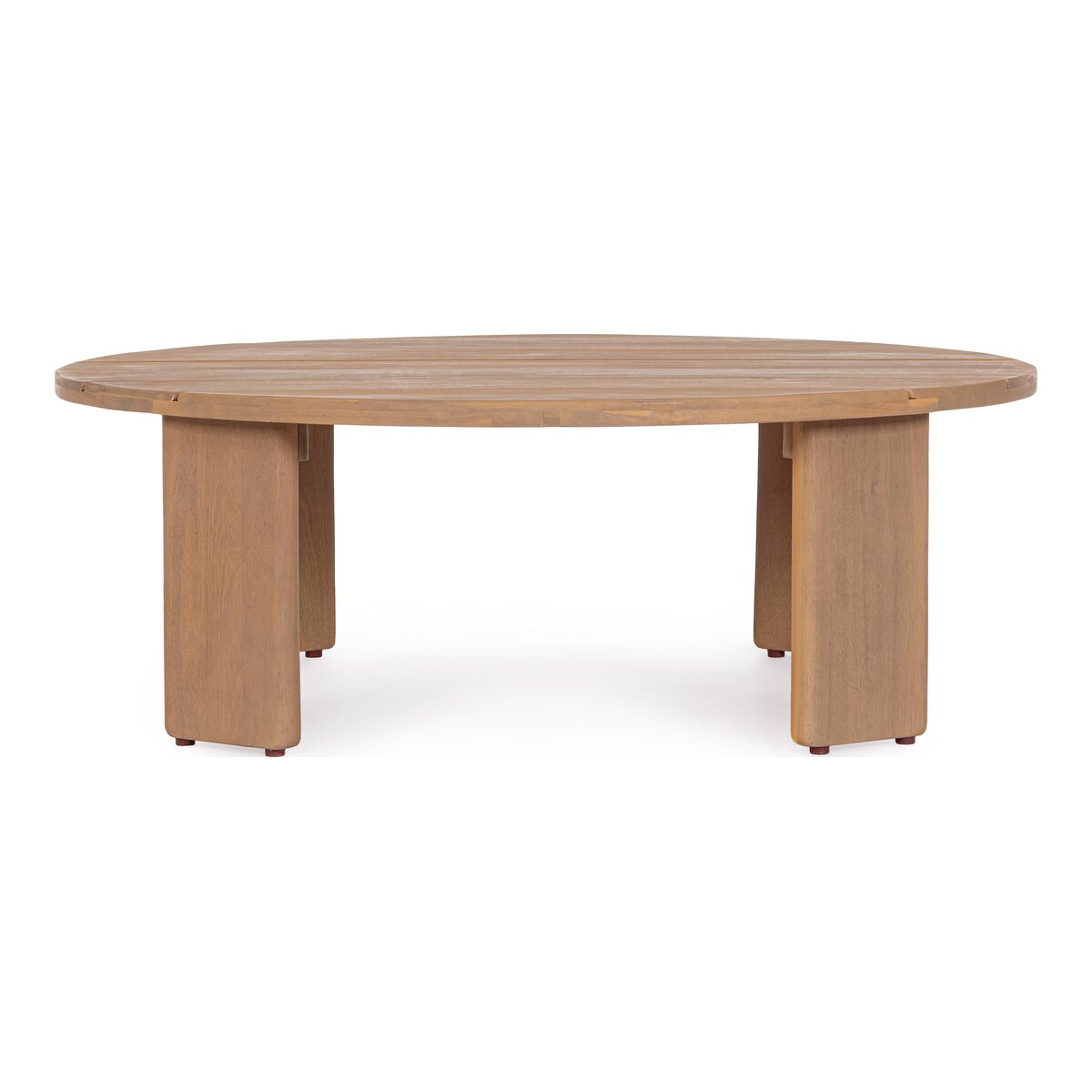 Gartencouchtisch Pablo - Akazienholz Natur, in Teak-Optik, 100 x 80 cm