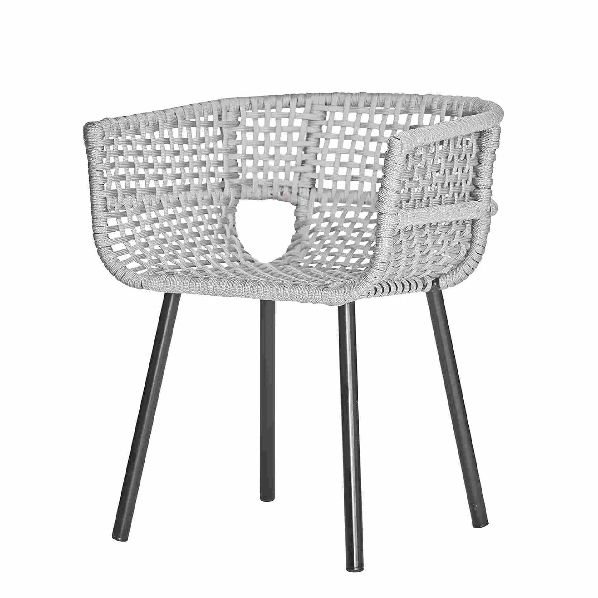 Gartenstuhl Suka aus Aluminium, Hellgrau Gartenstuhl Suka aus Aluminium, Hellgrau