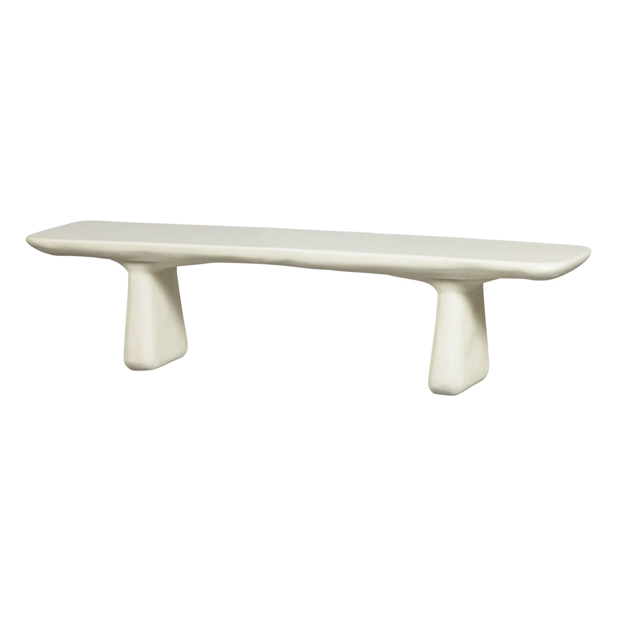 Gartenbank Loggia - Faserverbundkunststoff Natur, 190 cm