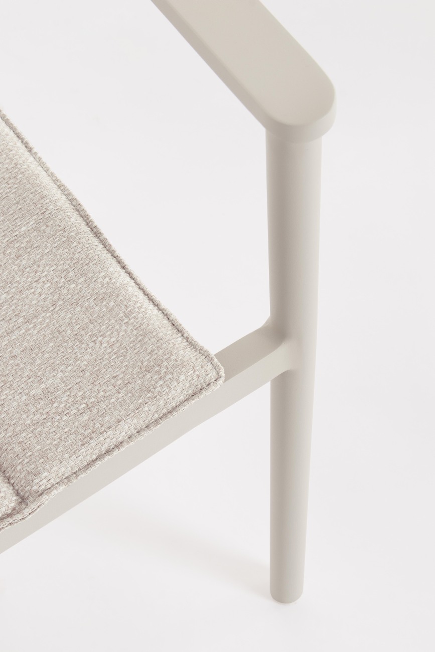 Gartenstuhl Ropery aus Aluminium, Morny