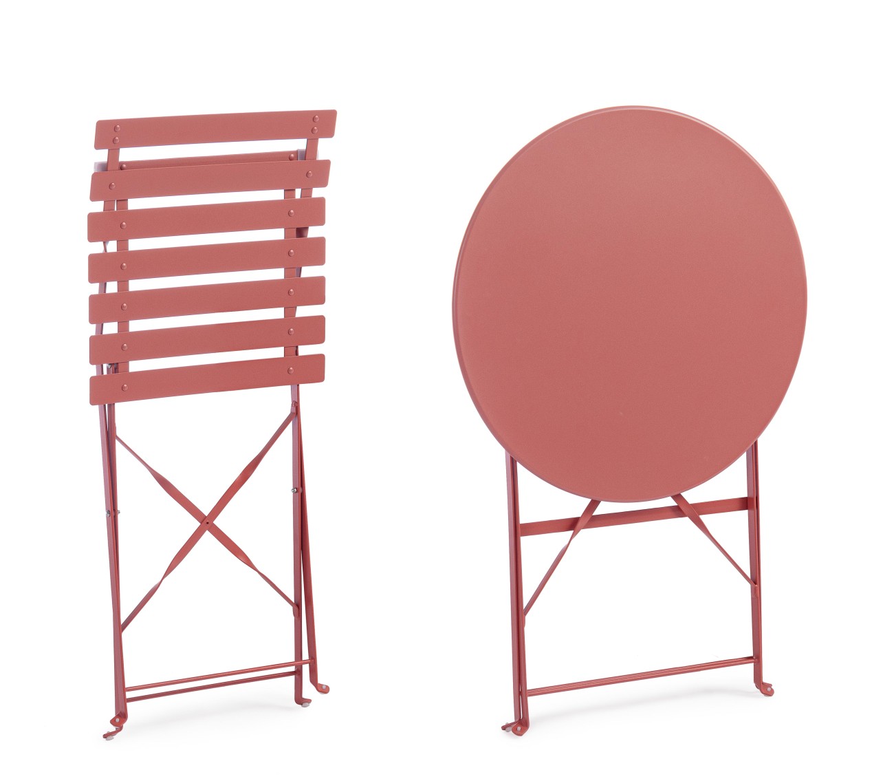 Garten-Set Austin, Stühle & Tisch, Terrakotta