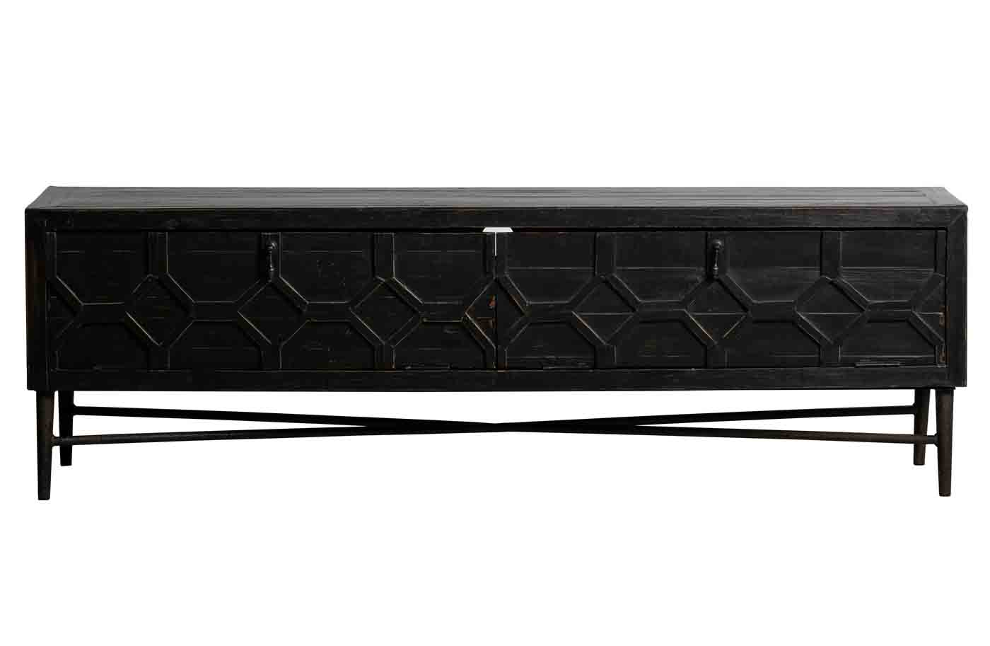 TV Lowboard Bequest in 160cm länge bietet viel Platz und besticht durch das eindrucksvolle Design