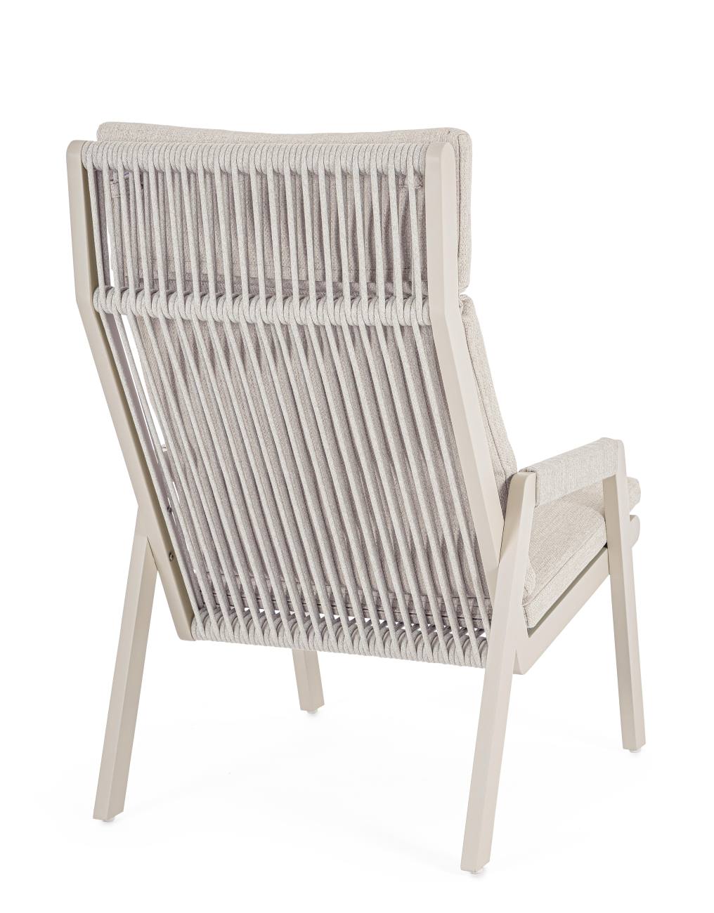 Gartensessel Emery aus Aluminium, Morny