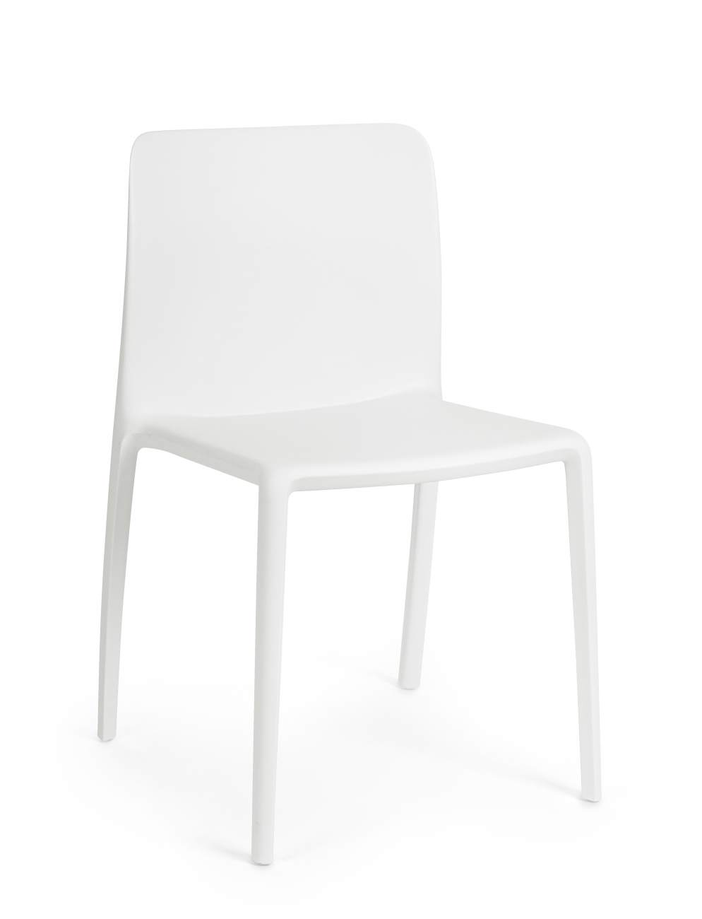 Stuhl Chloris 4er-Set aus Kunststoff, Weiß Stuhl Chloris 4er-Set aus Kunststoff, Weiß
