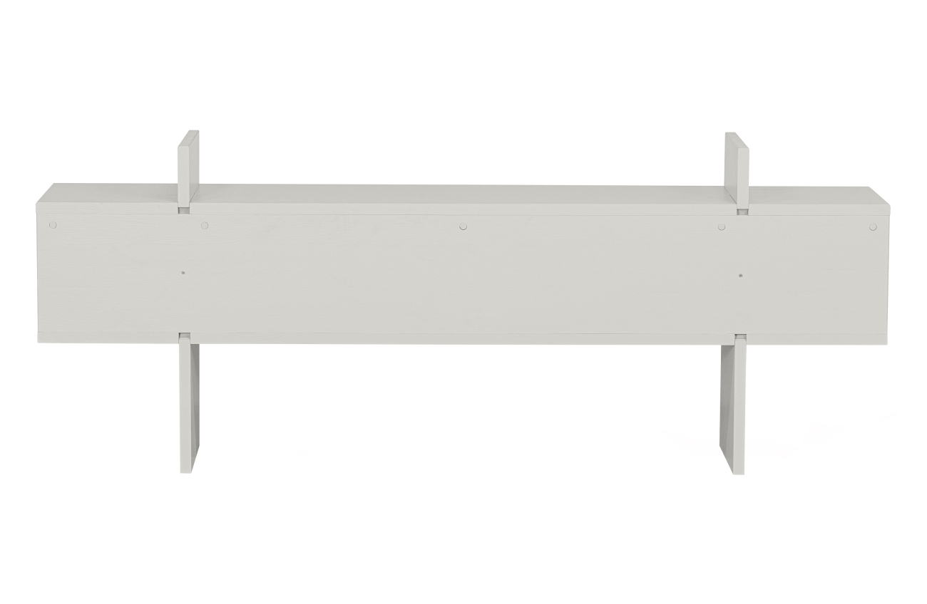 TV-Board Jana aus Kiefernholz 180 cm, Hellgrau