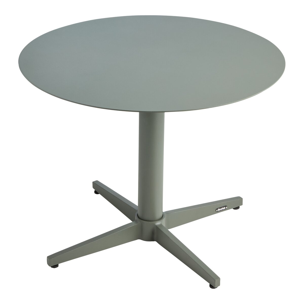 Gartencouchtisch Mill aus Aluminium, rundes Design, Nordic Green, Ø 60 cm, Outdoor