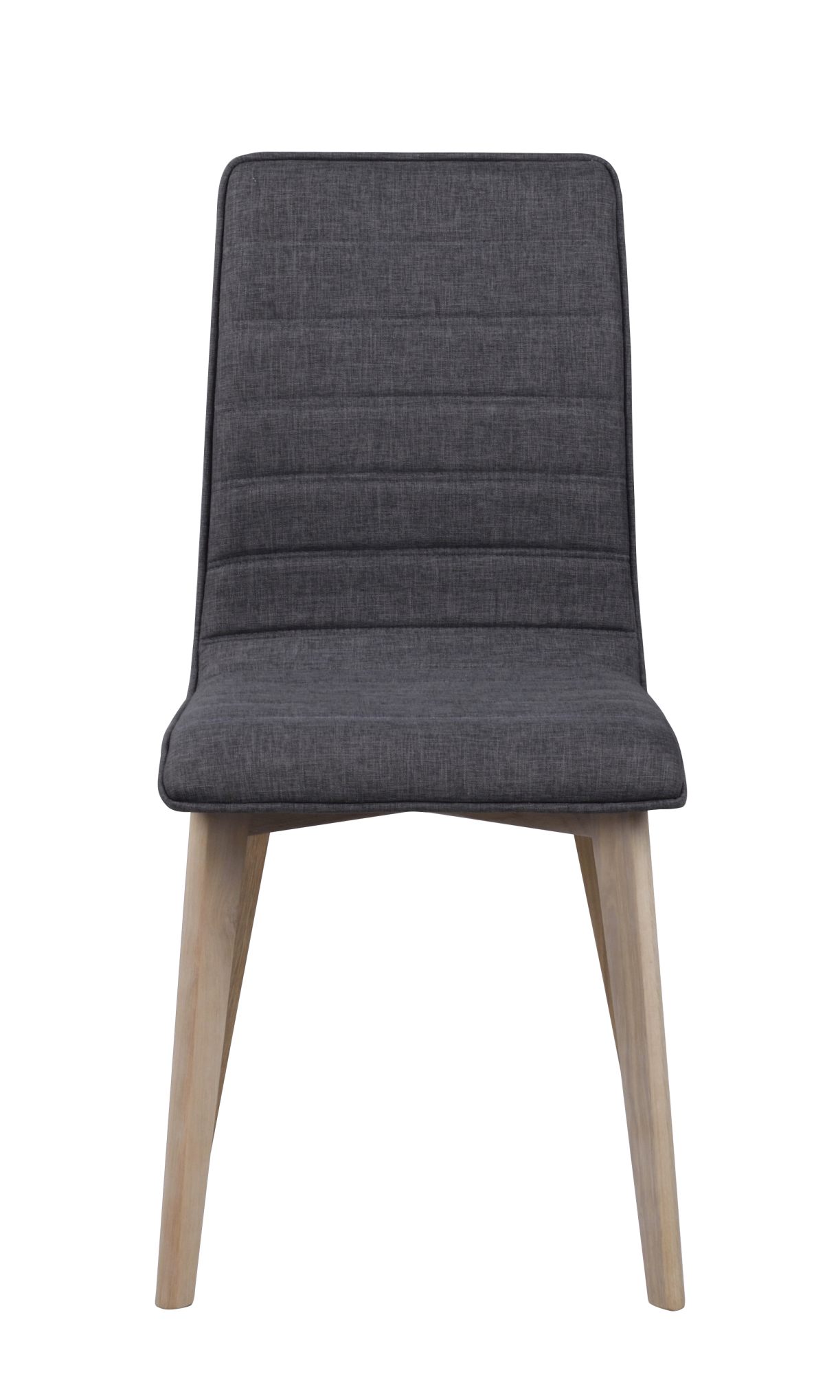 Edles Möbelstück: Stuhl Gracy 2er Set, Dunkelgrau / Whitewash für stilvolle Einrichtung.