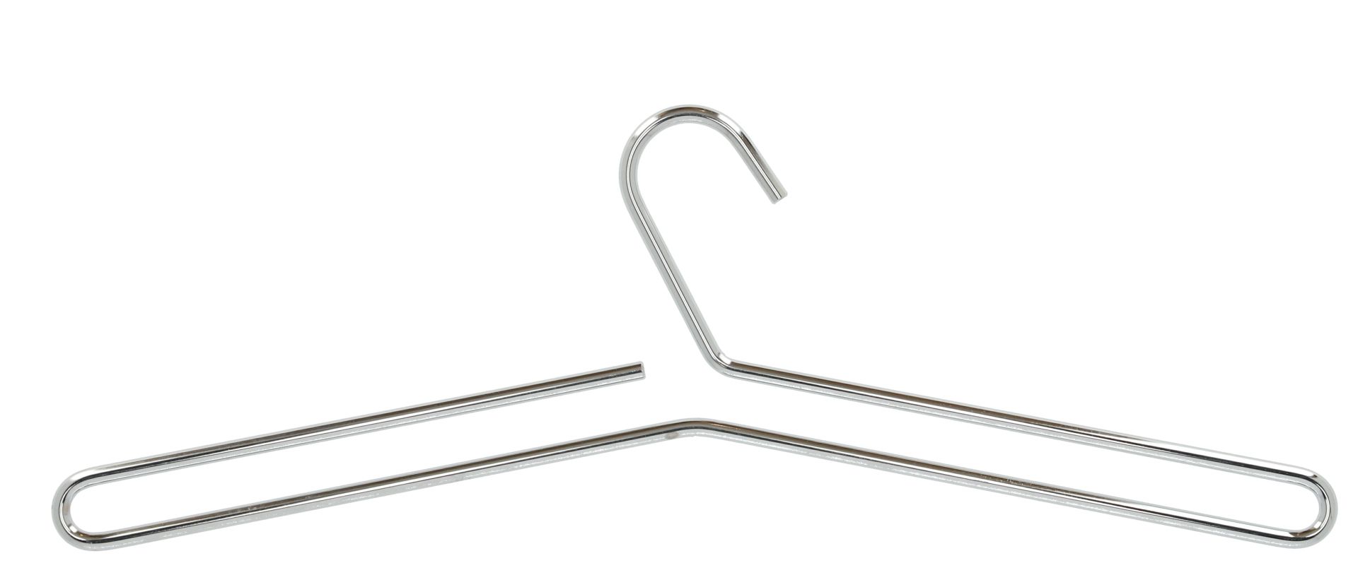 Kleiderbügel Oskar 4er-Set aus Metall, Chrom Kleiderbügel Oskar 4er-Set aus Metall, Chrom