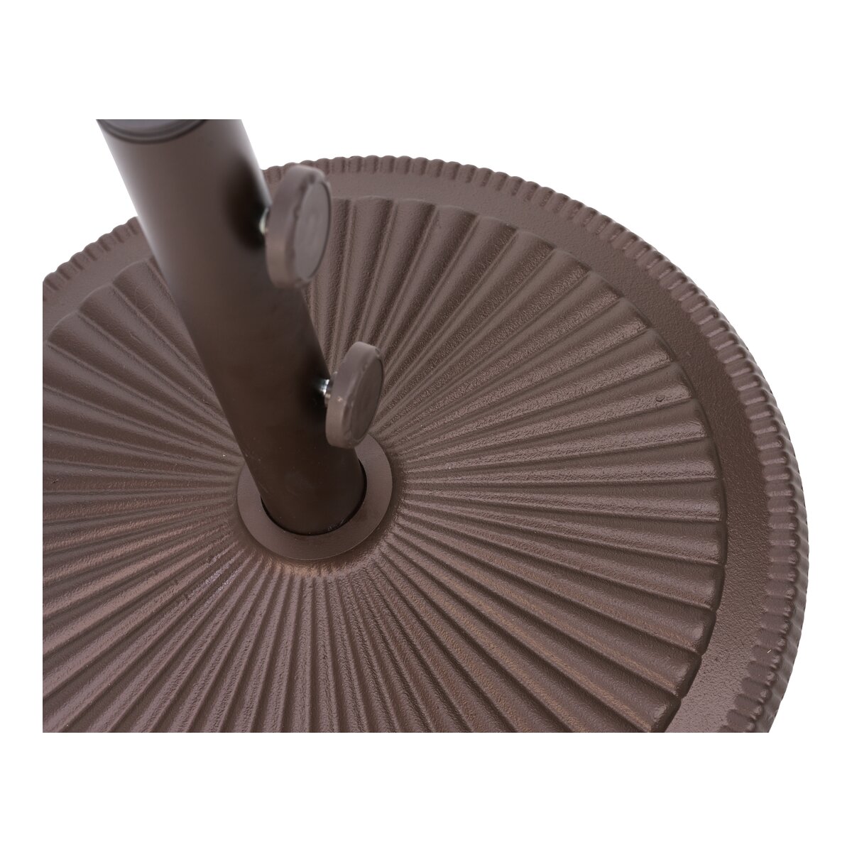 Schirmständer Solara - Gusseisen Ø 49 cm, Braun/Bronze