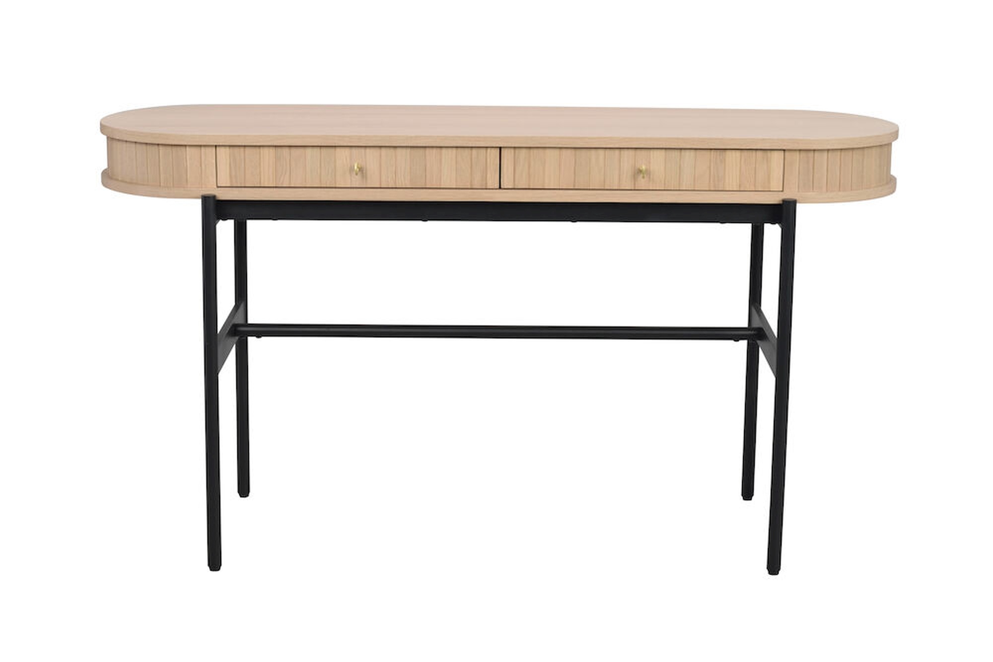 Konsole Haddington mit Schubladen 142x47x77cm, Eiche – stilvoller Blickfang für Ihr Zuhause.