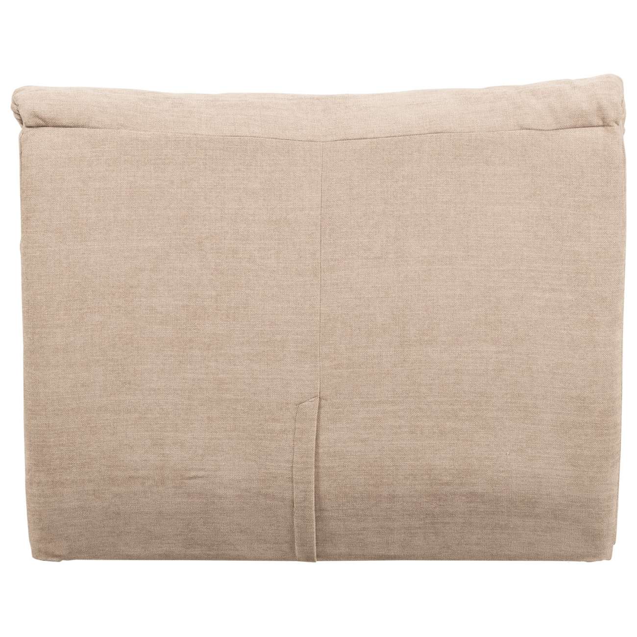 Sessel Baggy aus Chenille-Stoff, Sand
