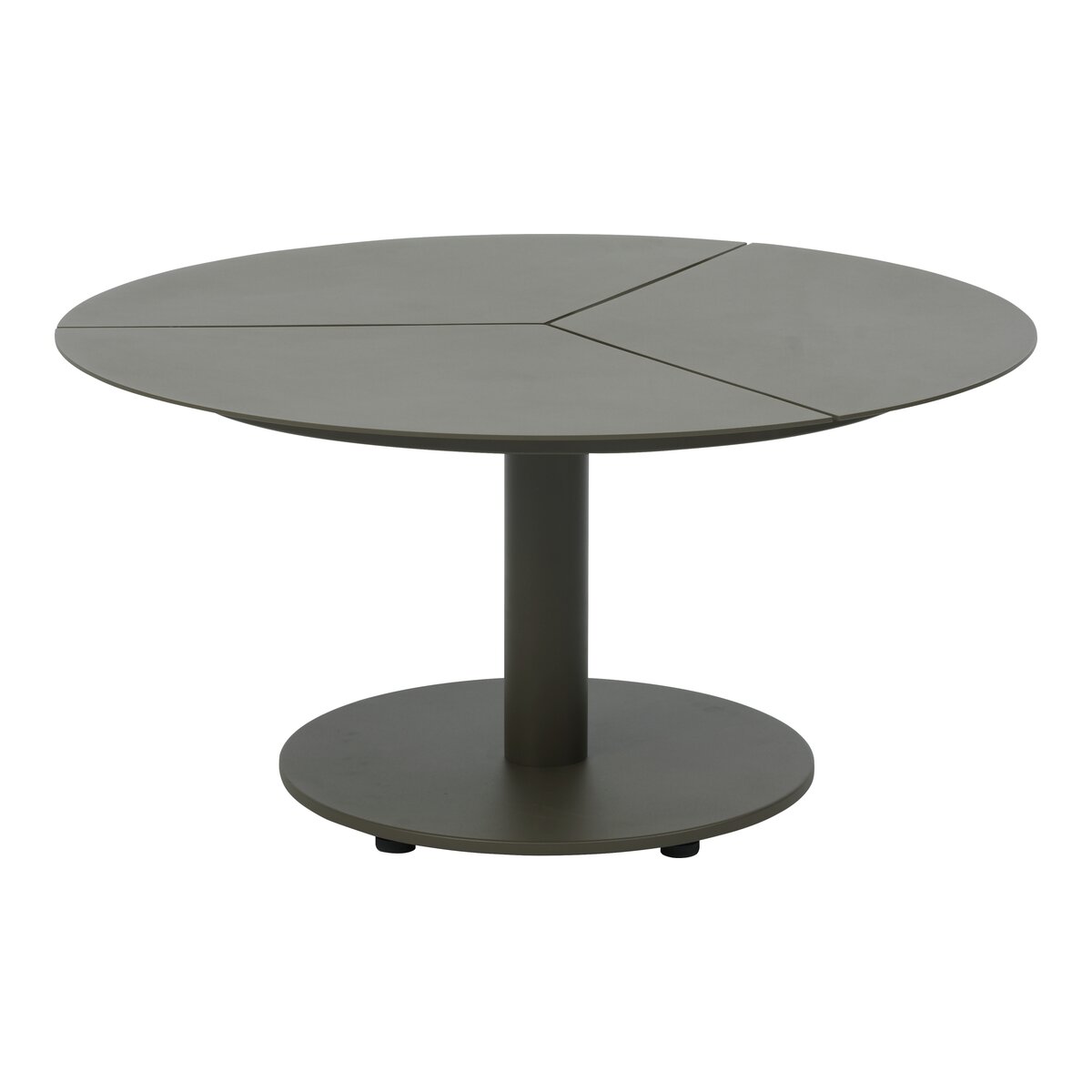 Gartencouchtisch Peace aus Aluminium - 80x80x40 cm, Nordic Green