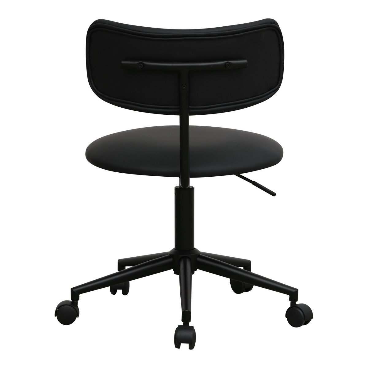 Bürostuhl Xory aus Kunstleder - Drehbar, Höhenverstellbar, Neigbar, Schwarz
