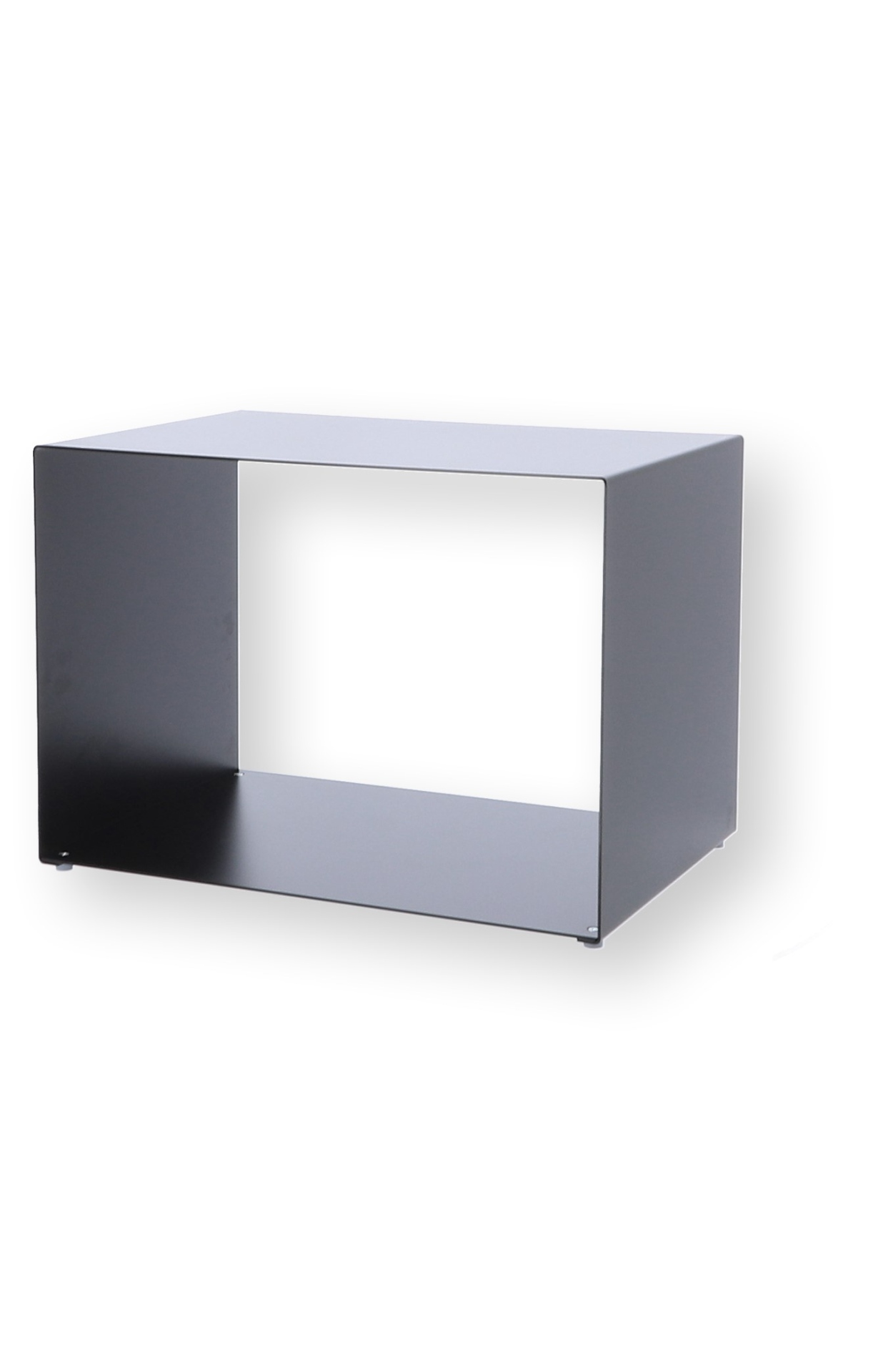 Beistelltisch Cubus Metall 50 cm, Schwarz Beistelltisch Cubus Metall 50 cm, Schwarz