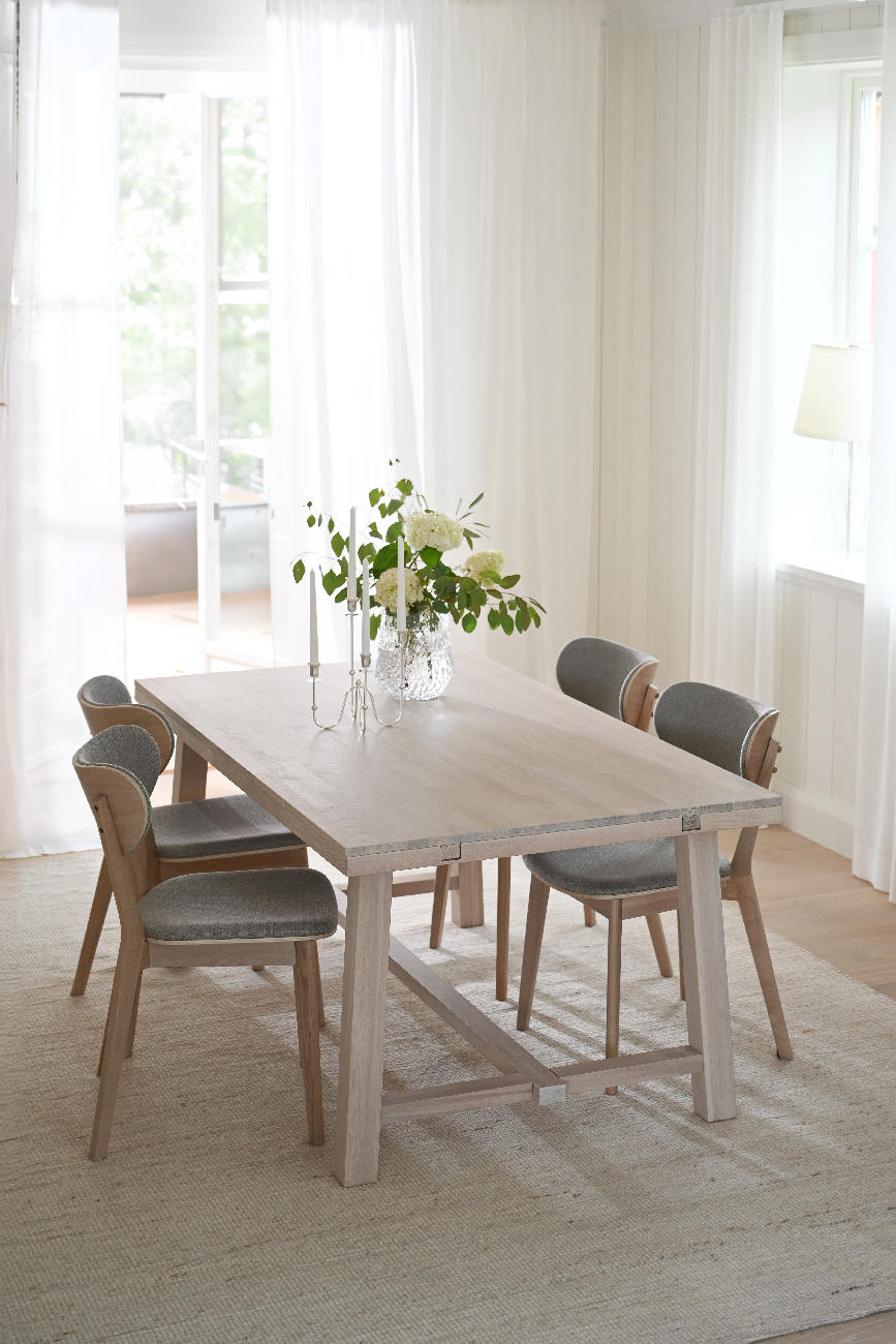 Esstisch Brooklyn, Classic, 170cm, Whitewash