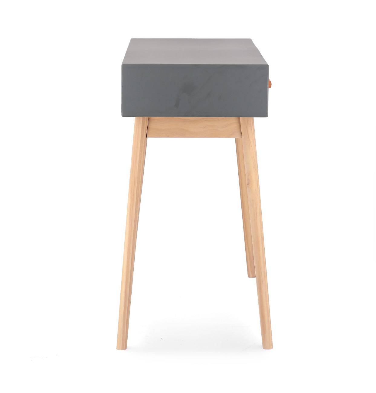 Konsole Ordinary aus Kiefernholz, Grau