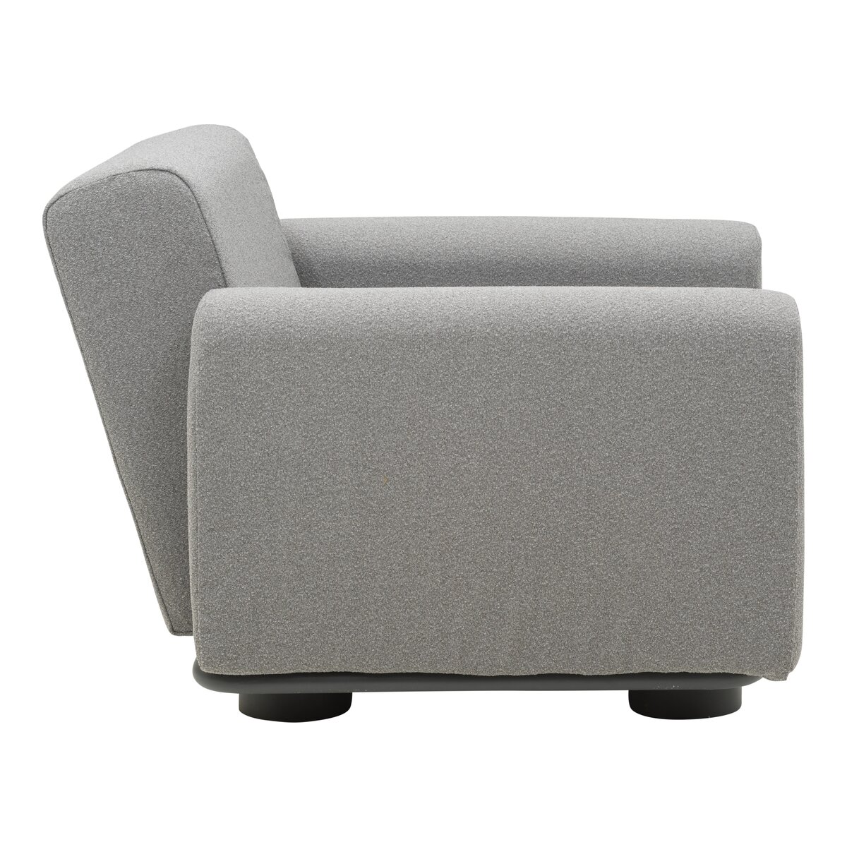 Gartensessel Bolster Anthrazit/Teddy Grau - aus Aluminium, wasserabweisende Kissen