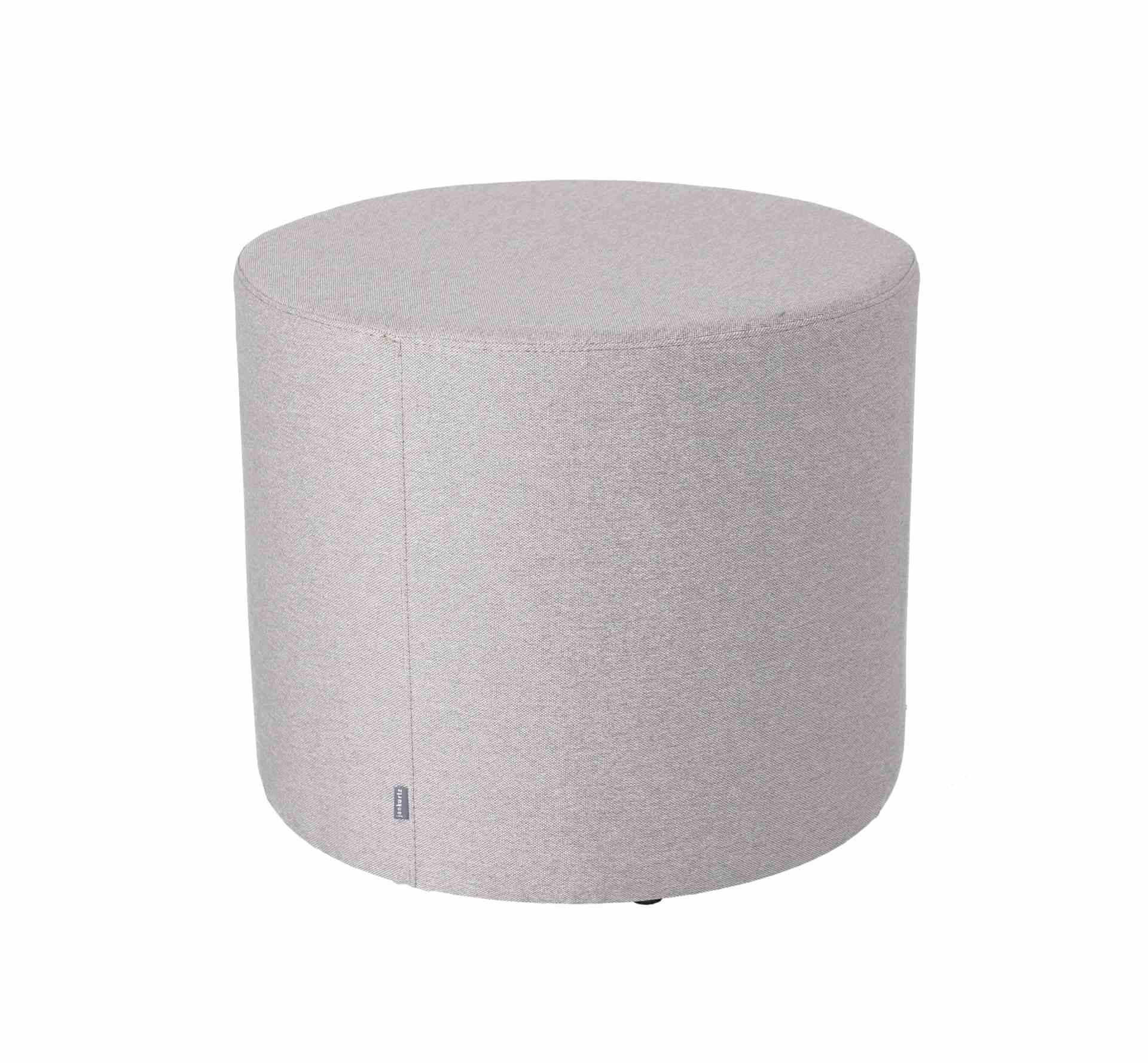 Pouf Rondo Ø 50 cm, Hellgrau Pouf Rondo Ø 50 cm, Hellgrau