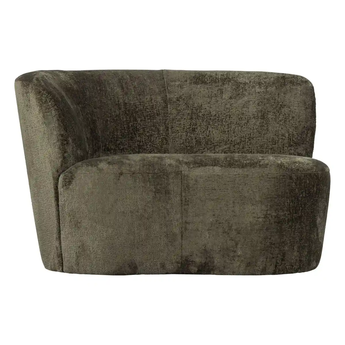 Sofa Stone - Samt warmes Grün, Links