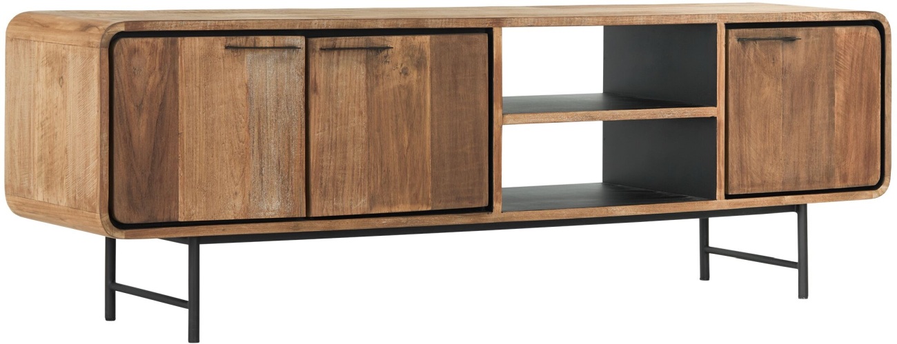 TV Board Evo aus recyceltem Teakholz, 185 cm TV Board Evo aus recyceltem Teakholz, 185 cm