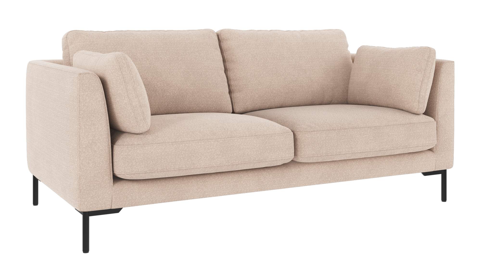 Sofa Corwin 2,5-Sitzer, Bezug Rita Hellbeige