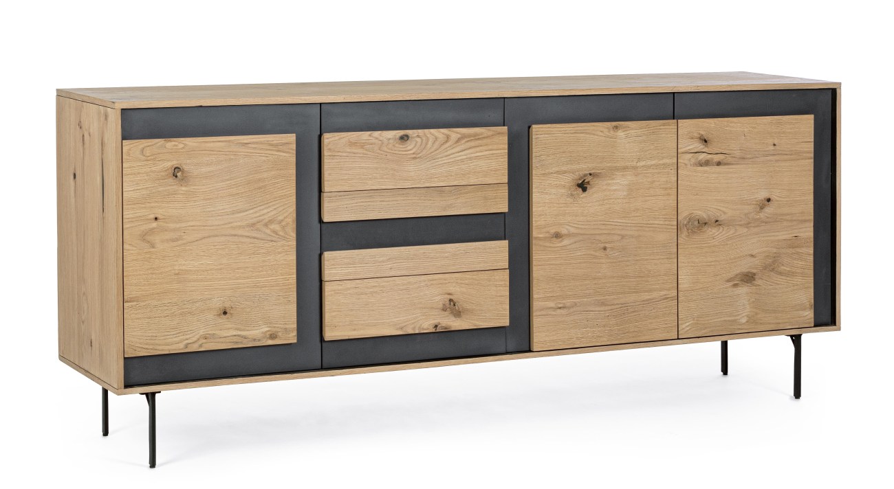 Sideboard Stanwood aus Eichenholz, 200 cm Sideboard Stanwood aus Eichenholz, 200 cm