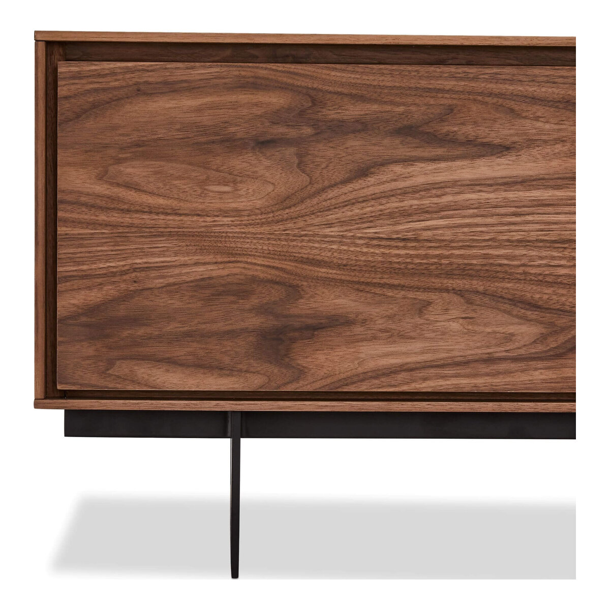 TV-Board Otoya Walnuss - 160 cm mit Soft-Close, offenem Fach & Stauraum