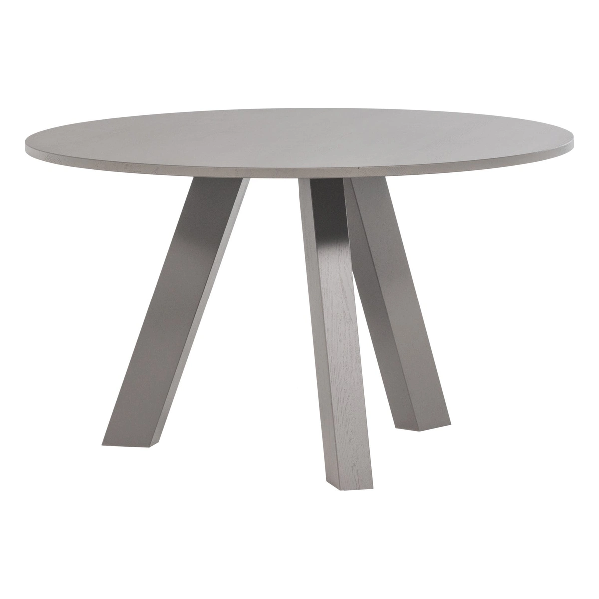 Esstisch Rhonda - Eichenholz warmes Grau, Ø 129 cm