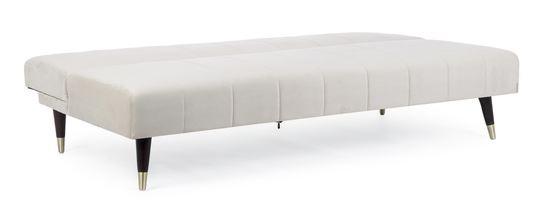 Schlafsofa Alma aus Samt, Beige