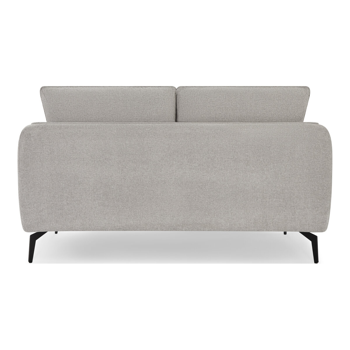 2-Sitzer Sofa Alenes Stoff Hellgrau - mit Taschenfederkern & weicher Polsterung