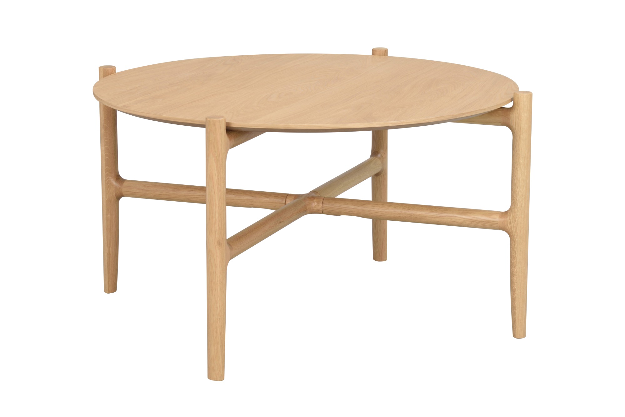 Design trifft Funktion: Couchtisch Holton Eiche, Rund 87cm. Couchtisch Holton Eiche, Rund 87cm