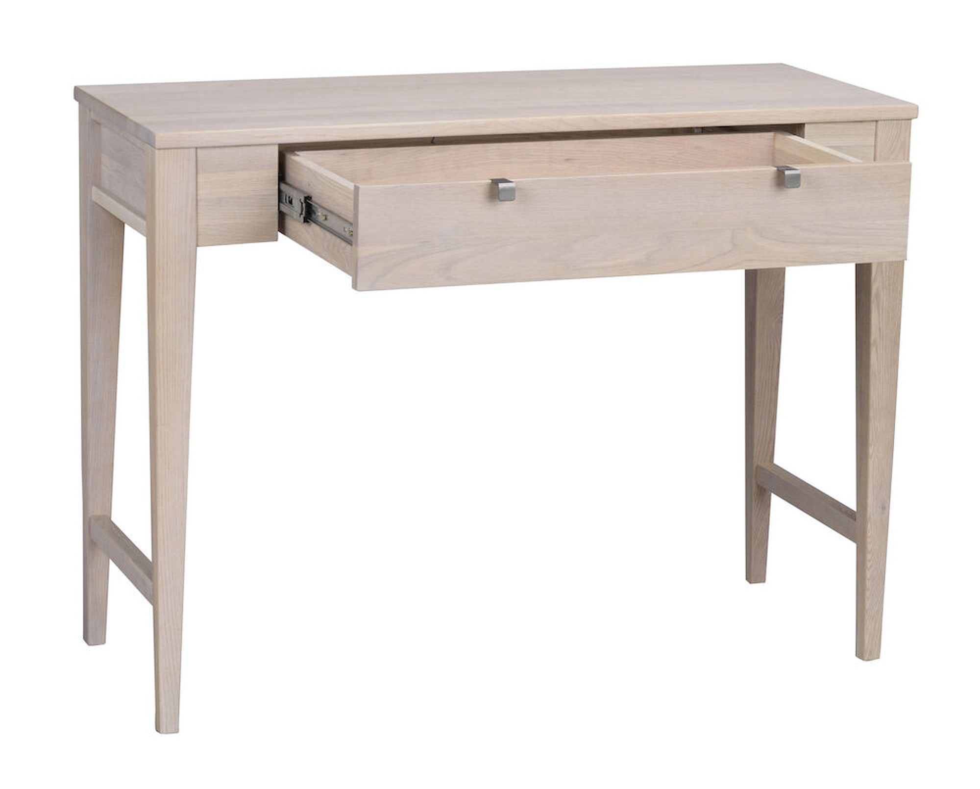 Komfortabel & schön – Konsole Confetti mit Schubladen, 100x40x74cm, Eiche Whitewash.